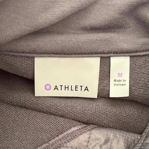 Athleta Gray Quilted 1/4 Zip Vortex Pullover Jacket - Picture 5 of 6